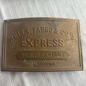 Vintage Wells Fargo & Co. Express belt buckle